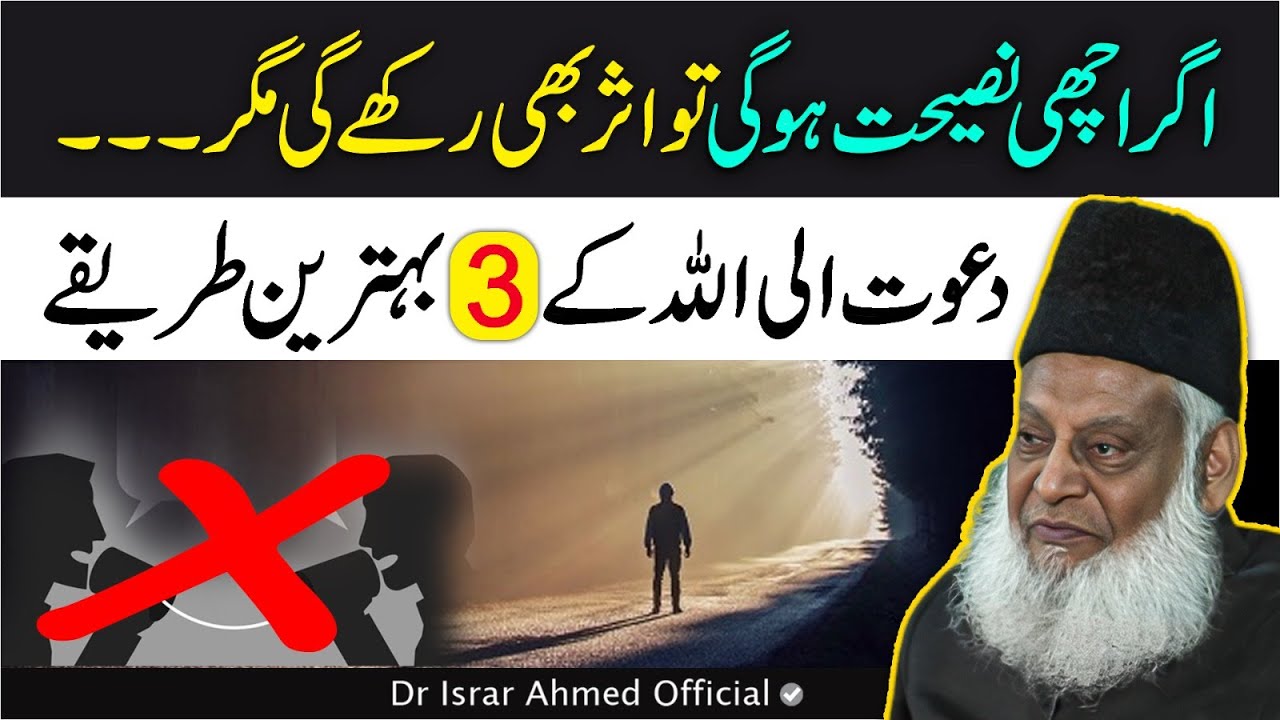Hikmat-e-Tabligh - The Art of Persuasion by Dr Israr Ahmad